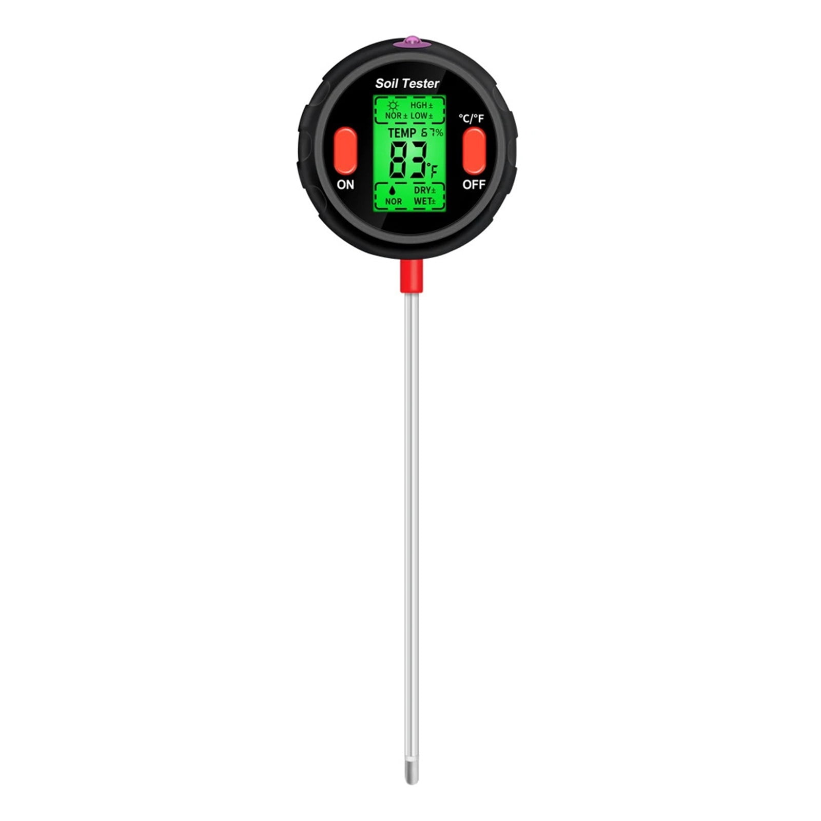 5-in-1 Pot Soil Tester PH Analyzer Meter Thermometer/Moisture/Acidity PH/Humidity Sensor For Garden Plant Soil PH Tool