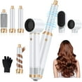 thumbnail image 1 of 5-in-1 Professional Hot Air Styler Kit, Complete Hair Dryer Brush System with Auto-Wrap Curlers & Volumizing Brush for All Hair Types, 1 of 16