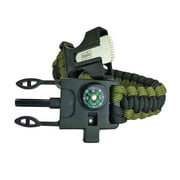 5 in 1 RNX Green Multifunctional Tactical Camping Paracord Survival Bracelet