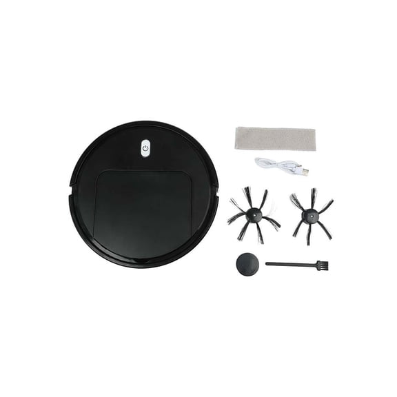 5-in-1 Robotic Vacuum Cleaner and Mop with Air Purification, Intelligent Navigation App Control,Strong Suction for Pet Hair,Auto Charging,Home Floor Cleaning Appliance(IS25 is Black)