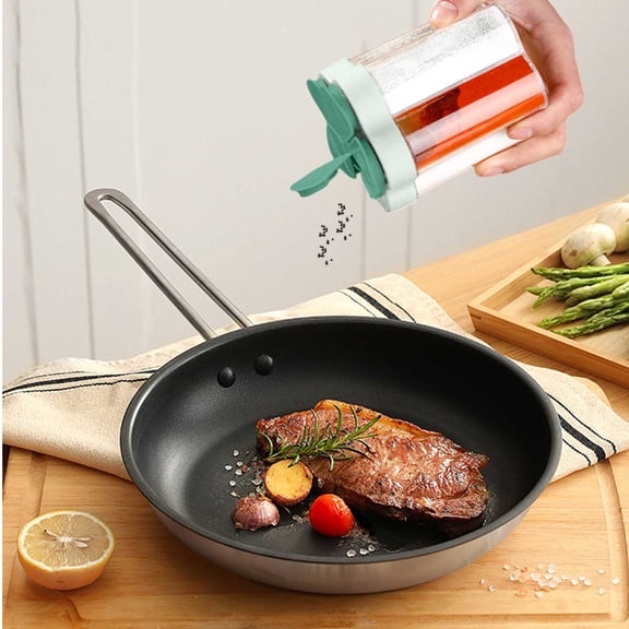5-in-1 Seasoning Containers Set Leak Proof Airtight Travel Spice Jars for Camping,Picnics BBQ Portable Condiment Storage Bottles for Salt,Pepper,Sugar Spices Food Grade Kitchen Outdoor Seasoning Kit