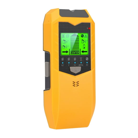 5-in-1 Stud Finder LCD Display, Metal AC Wire Detection Tool for Contractors and DIY Enthusiasts
