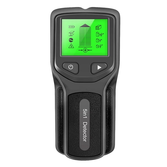 5-in-1 Studs Metal Detector Wall Scanner AC Wood Finder Cable Wires Depth Tracker Electric Box Detector-A
