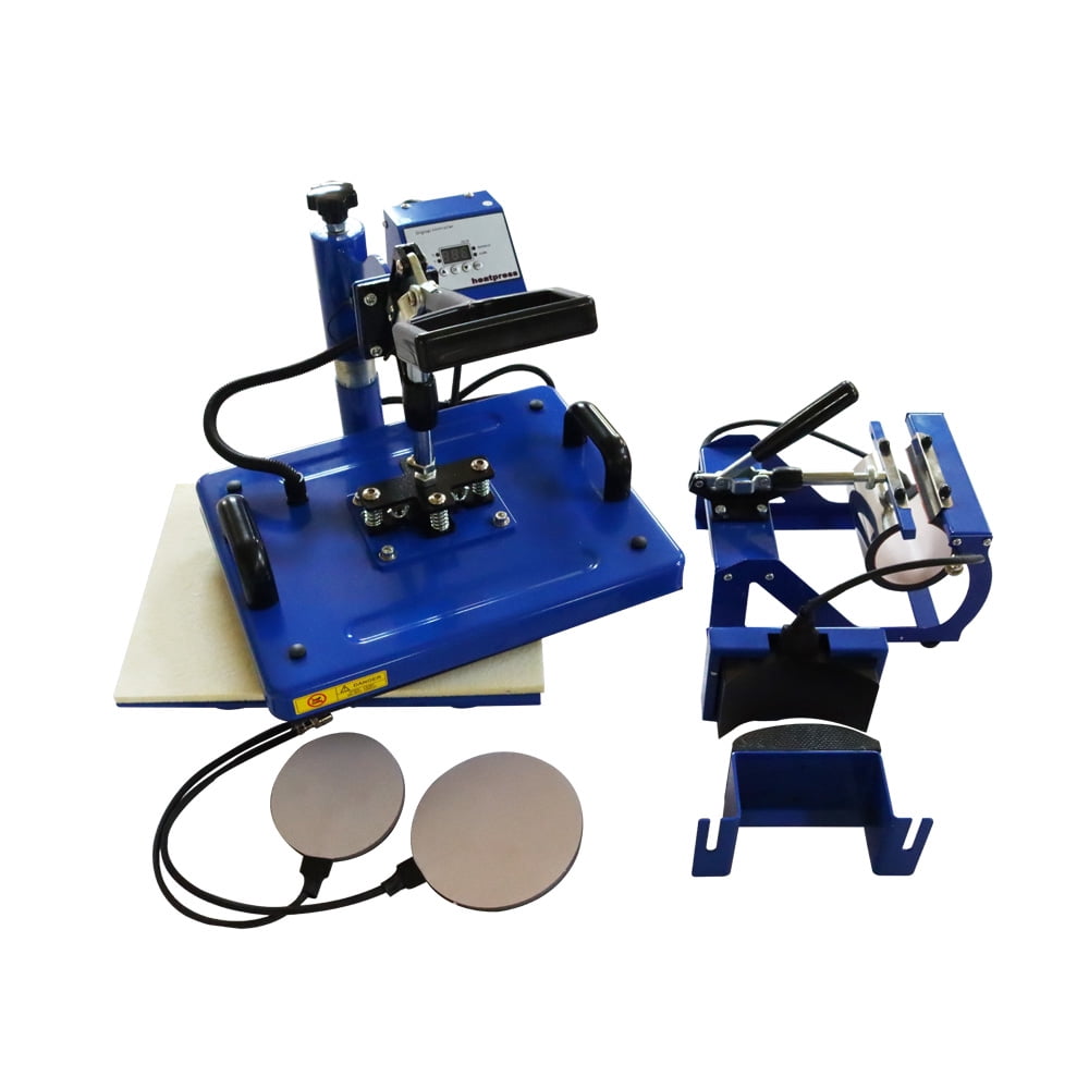 5 in 1 Sublimation Heat Press Transfer Machine Multifunctional Swing ...