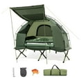 5in1 Tent Cot, Off The Ground Tent with Air Mattress, Sleeping Bag