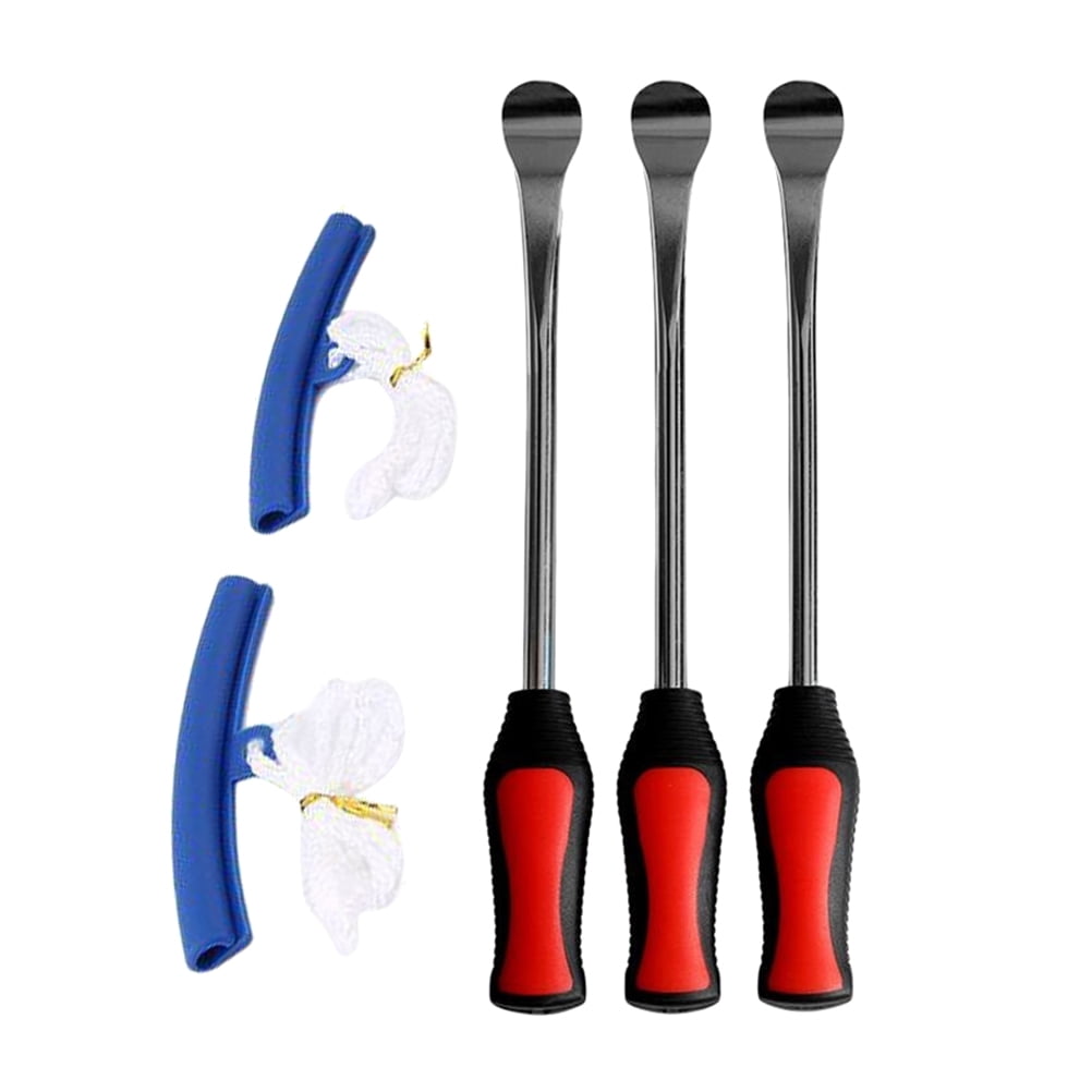 5 in 1 Tire Changing Set Tire Spoon Lever Tools Rim Protector Sheaths