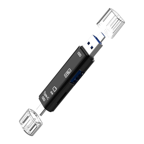 5 in 1 USB3.0 USB C Memory Card Reader USB3.0 TF Card Drive Adapter Writer Card Adapter for Phone Laptop Tablets