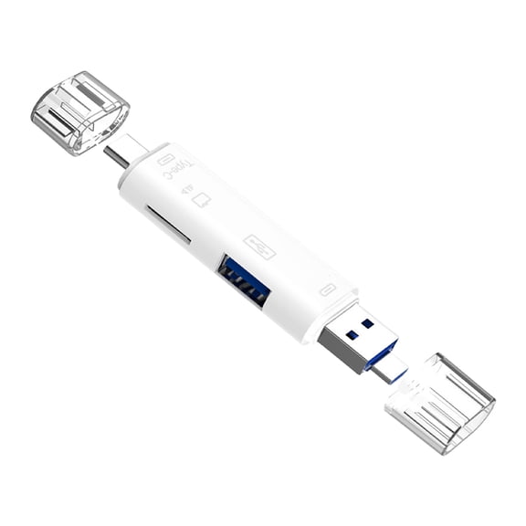 5 in 1 USB3.0 USB C Memory Card Reader USB3.0 TF Card Drive Adapter Writer Card Adapter for Phone Laptop Tablets