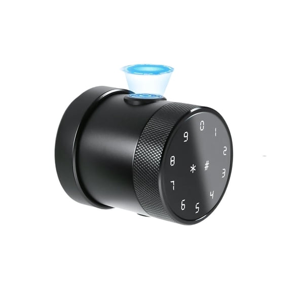5-in-1 Unlock Smart Door Lock Keyless Entry Biometric Door Knob with Keypad App Remote Control Password Fingerprint
