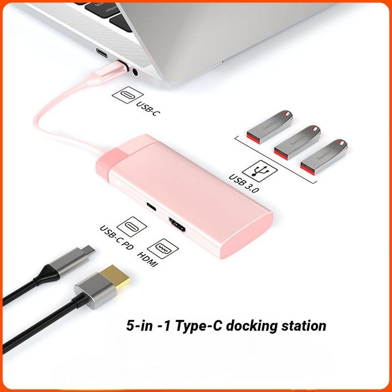 5 in 1 Usb Docking Station Usb Hub Laptop Docking Station Docking Usb C