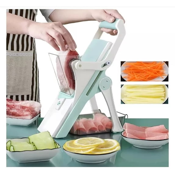 Food Safe Razor Cutter 5 in 1 Vegetable Chopper Safe Mandoline Slicer Food Potato Cutter ...