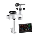 thumbnail image 1 of 5-in-1 Wi-Fi Weather Station with 7.5-Inch VA Display,Wireless Solar Powered Outdoor Sensor,Rain Gauge for Indoor/Outdoor Forecast, Wind Speed/Direction, Temperature, Humidity & Rainfall Monitoring, 1 of 11