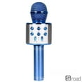 thumbnail image 1 of 5-in-1 Wireless Bluetooth Karaoke Microphone With Speaker, Portable PA System With Voice Effects For Home Party Singing & Meetings,Blue, 1 of 7