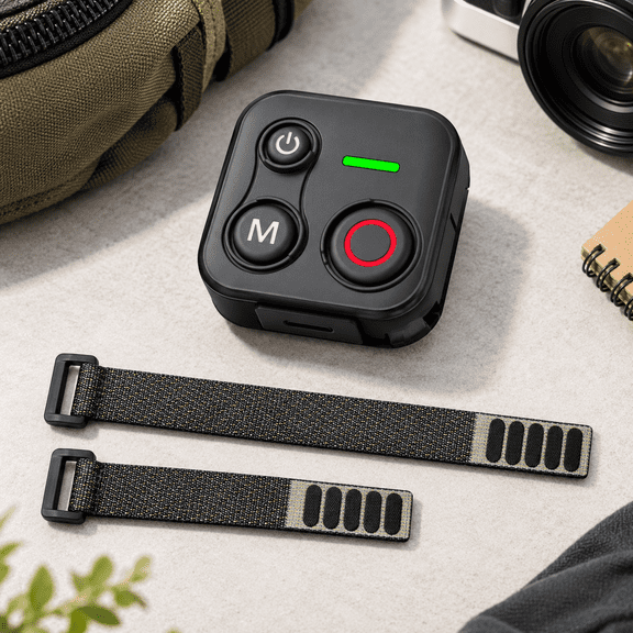5-in-1 Wireless Camera Remote Control for Action Cameras and Smartphones
