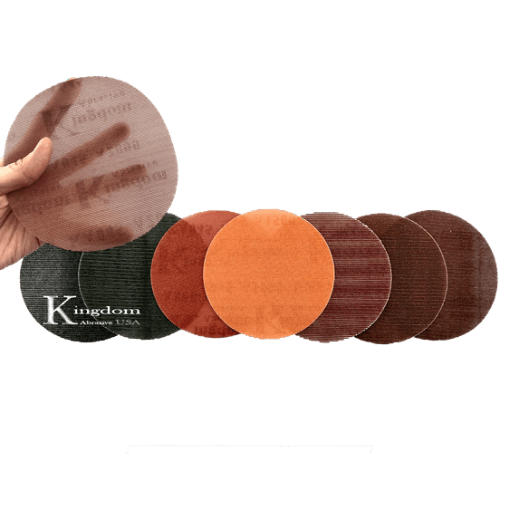 5-in. 100-Grit Kingdom Abrasive Pro-Net Sanding Disc with Free Pad Protector (10-Pack)