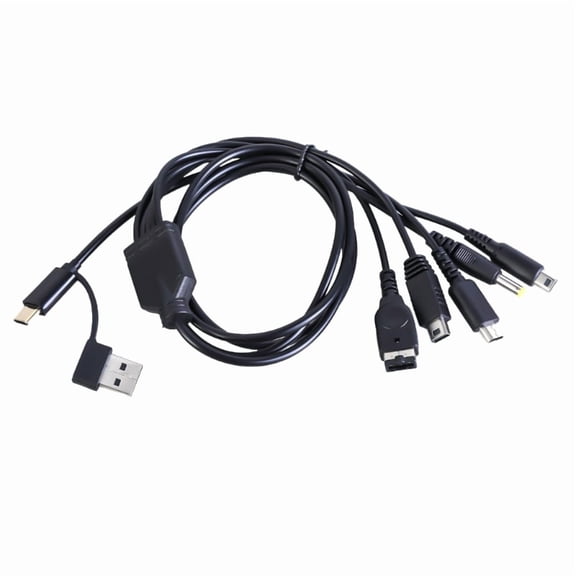 5 in 2 Type C USB Charging Line USB Charging Power Supply Charging Cable Replacement For Gaming Remote Controller