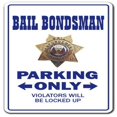 thumbnail image 1 of 5 in. Bail Bondsman Decal - Parking Decals Bond Bounty Hunter Prison Jail, 1 of 1