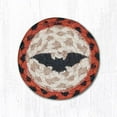 thumbnail image 1 of 5 in. Bat Individual Round Printed Coaster Rug, 1 of 1