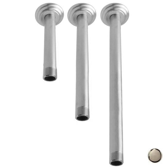 5 in. Ceiling Arms with Heavy Duty Flanges - Polished Chrome