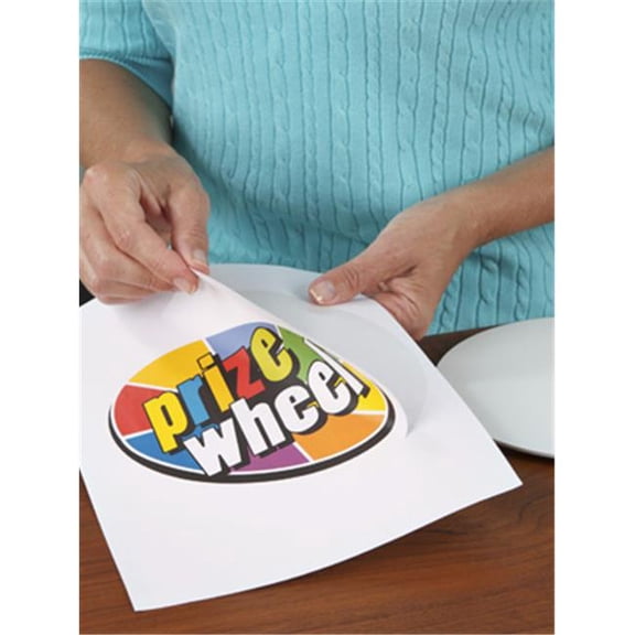 5 in. Center Plate Labels Mini Wheel