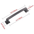 thumbnail image 1 of 5 in. Center to Center Brax Cabinet Pull Handle, Oil Rubbed Bronze - Pack of 25, 1 of 1
