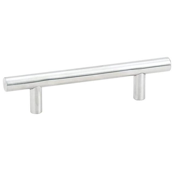 5 in. Center to Center Cabinet Pull, Satin Stainless Steel