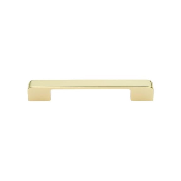 5 in. Center to Center Zinc Cabinet Pull, Polished Gold