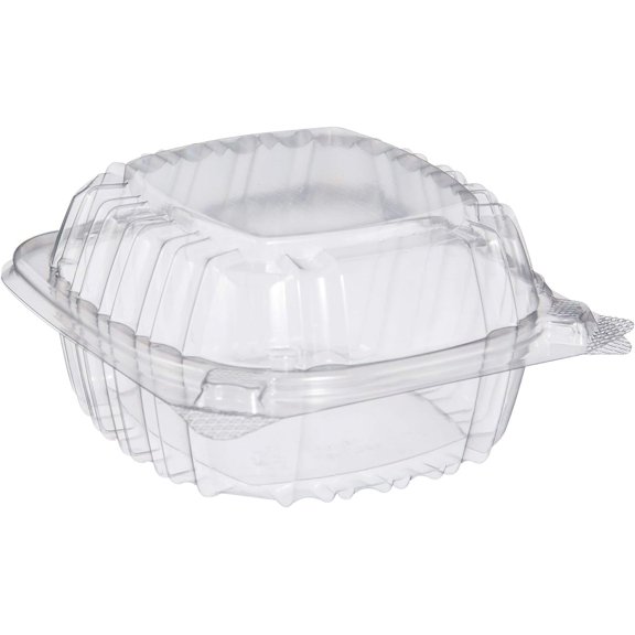 5 in Clear Hinged Container, 5.3 X 5.4 in (Case of 500)