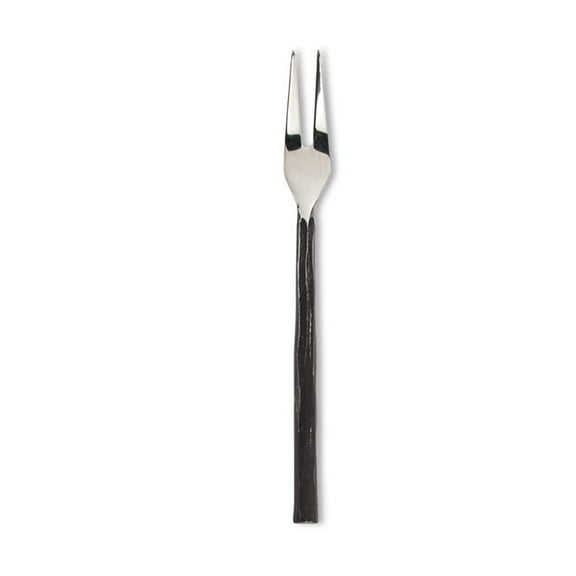 5 in. Cocktail Fork with Forge Handle, Antique Black