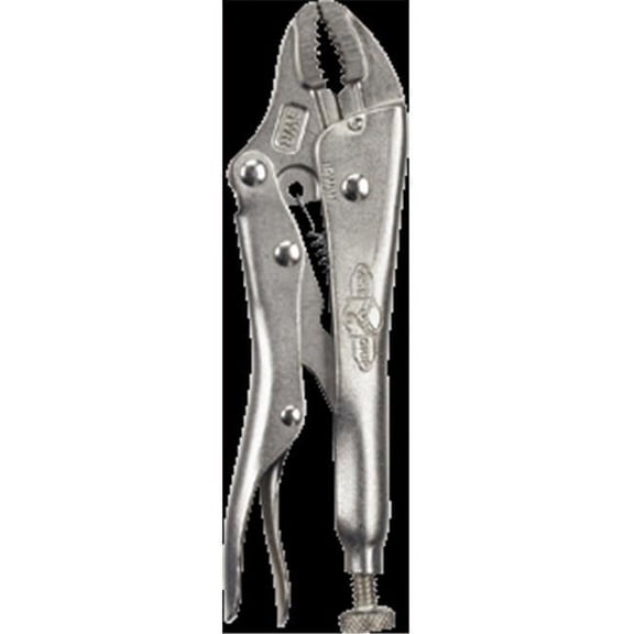 5 in.- Curved Jaw Locking Pliers with Wire Cutter
