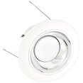thumbnail image 1 of 5 in. Downlight Trim Kit - Clear Silver Multiplier, White Trim, 1 of 1