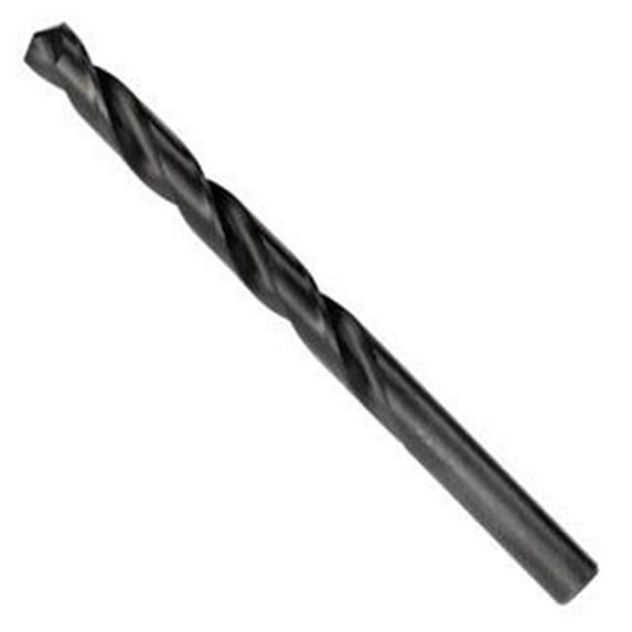 5 in. Heavy Duty Black Oxide Coated High Speed Steel Jobber Length Drill Bit