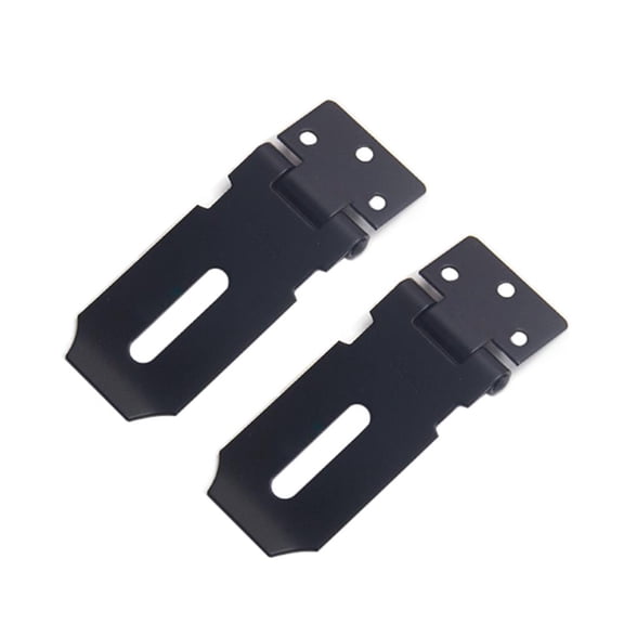 5 in. Heavy-Duty Fixed Staple Safety Hasp (2-Pack)