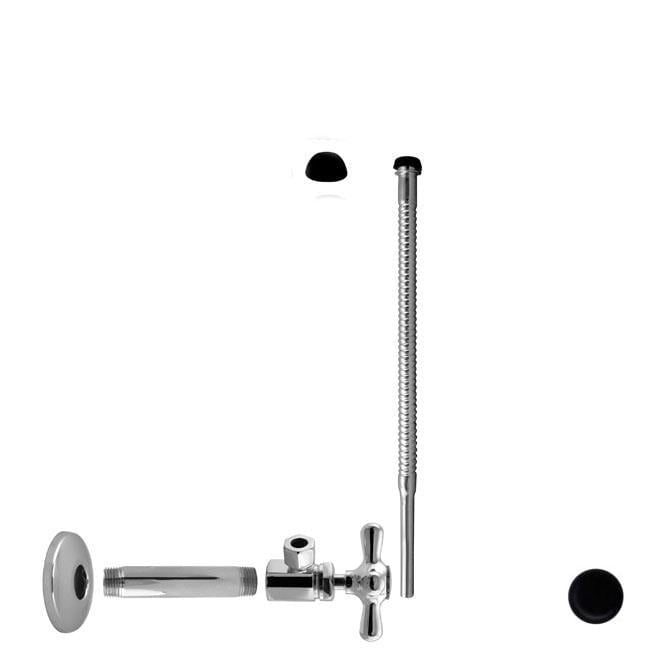 5 in. IPS x .38 in. x 12 in. Corrugated Riser Kit with Cross Handle ...