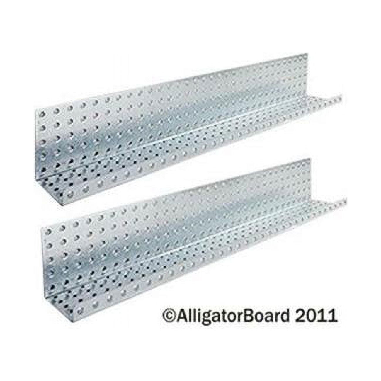 5 in. L x 32 in. W Metal Pegboard Shelves Pack of 2