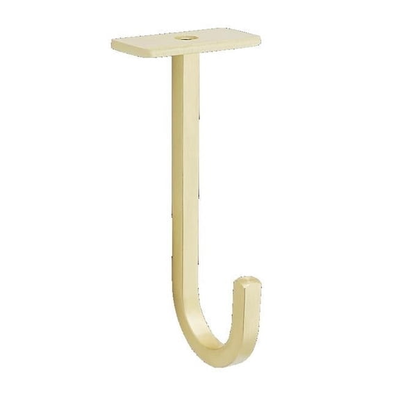 5 in. Long Ceiling Hook, Brushed Gold