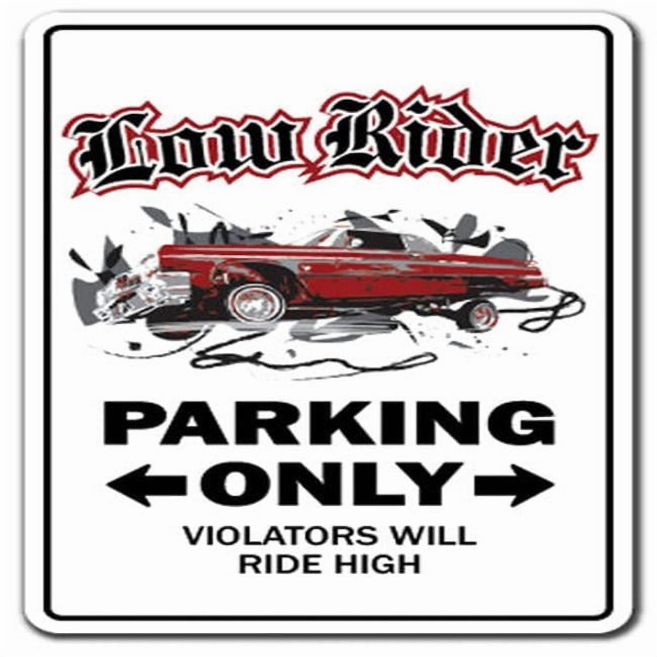 5 in. Lowrider Decal - Low Rider Rims Car Parking Truck - Walmart.com