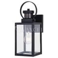 thumbnail image 1 of 5 in. Medinah Dualux Outdoor Motion Sensor Wall Light, Textured Black, 1 of 1