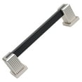 thumbnail image 1 of 5 in. Modern Flat Embossed Matte Black Cabinet Pull, 1 of 6