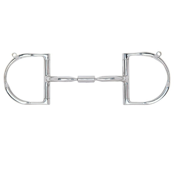 5 in Myler Dee Without Hooks Comfort Horse Snaffle W/ Wide Barrel