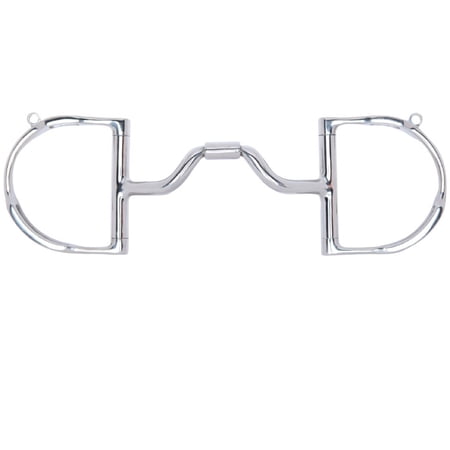 Myler MB 33 English Dee Bit with Hooks - 5" Mouth - Stainless Steel Level 3 Horse Bit