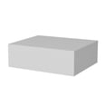 thumbnail image 1 of 5 in. One Drawer Faux Wood Floating Nightstand, White, 1 of 1