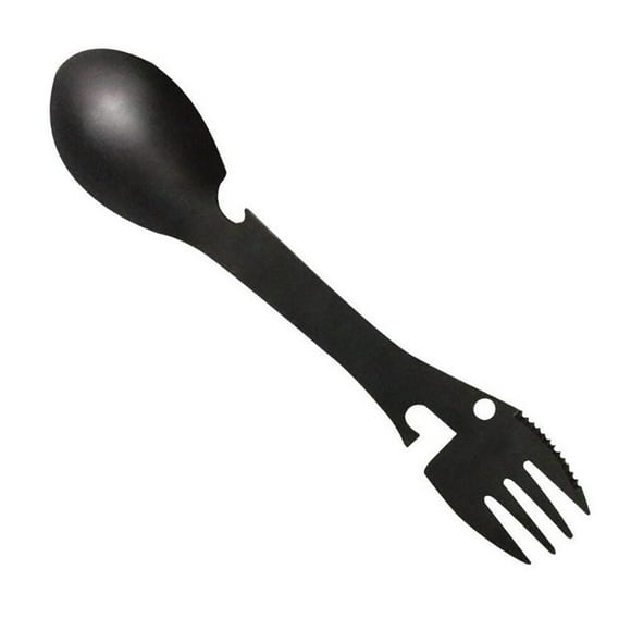 5 in Outdoor Tableware Forks Reusable Flatware Travel Black
