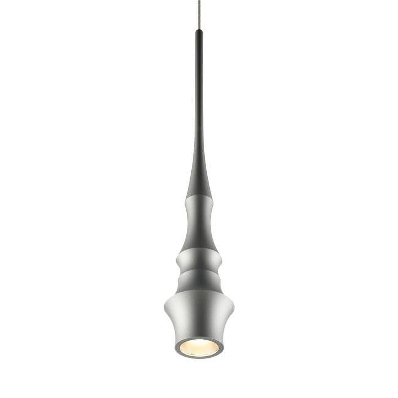 Polaris 5" Silver Aluminum LED Pendant Light