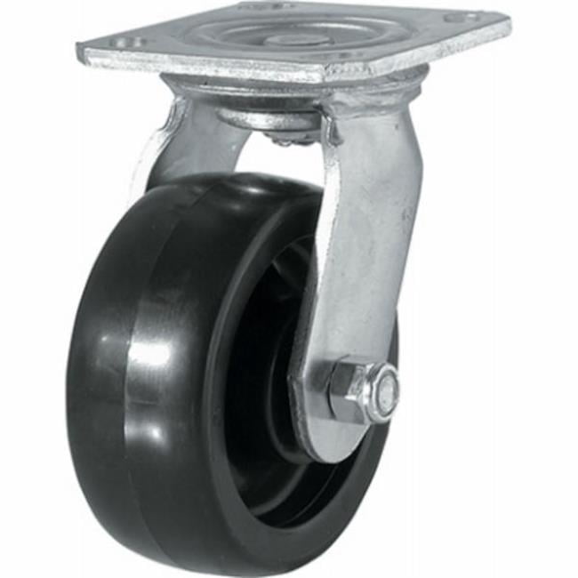 5 in. Polypropylene Wheel Swivel Plate Caster