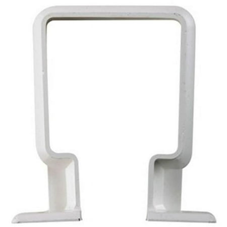 5 in. RW202 Downspout Vinyl Bracket, White