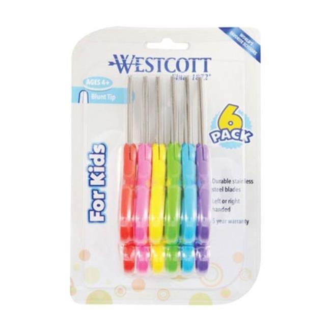 5 in. Scissors, Assorted Color - 6 per Pack