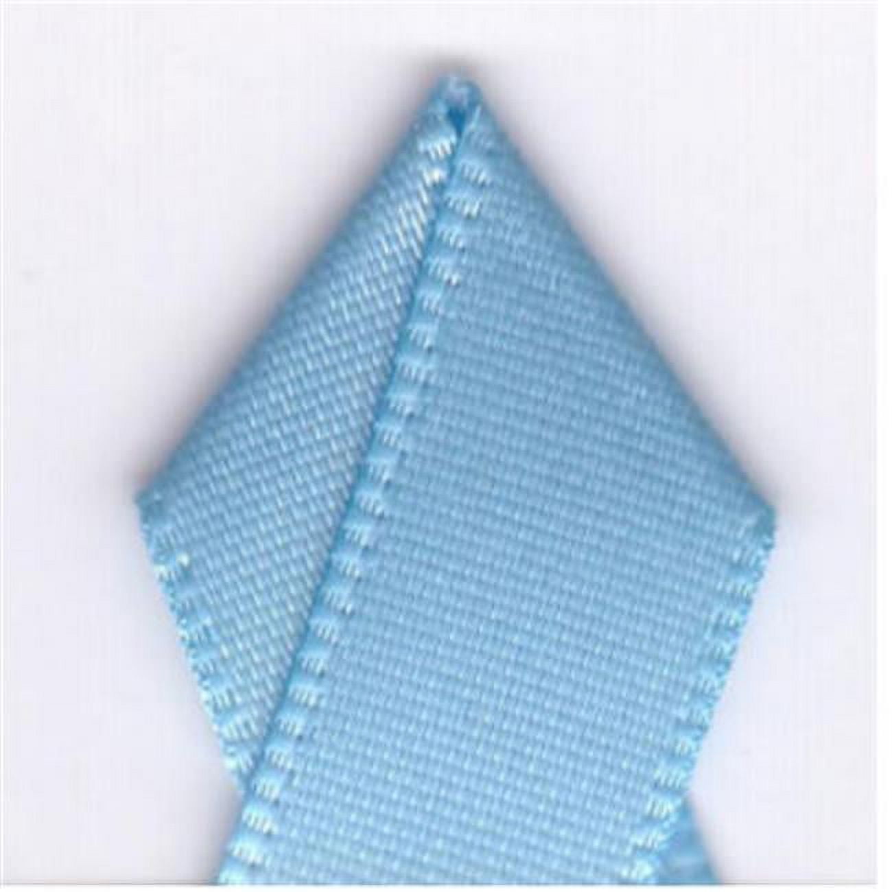 5 in. Single-Face Satin Ribbon 100 Yards - Blue Mist