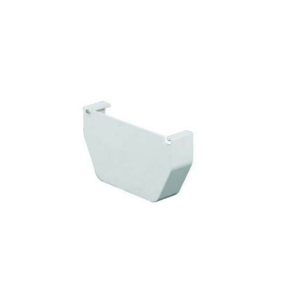 5 in. Vinyl End Cap, White