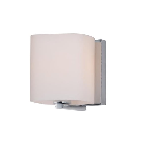 5 in. Wrap One-Light Bath Vanity Wall Light, Polished Chrome